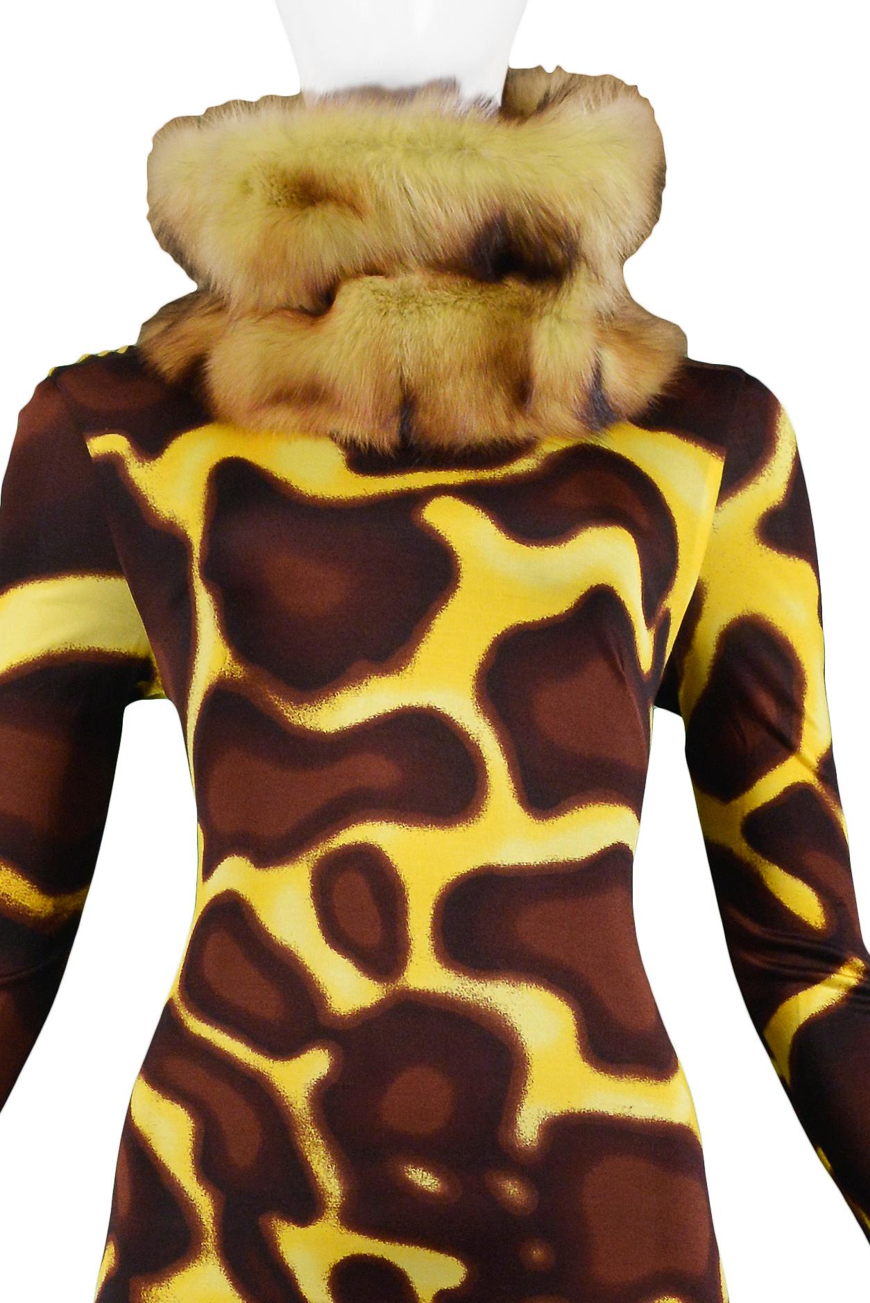 giraffe print clothing