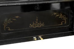 Vintage Vertical Piano by Johann Kuhse Dresden Germany, Late 19th Century