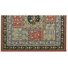 Vintage Very Fine Aubusson Tapestry  6X6
