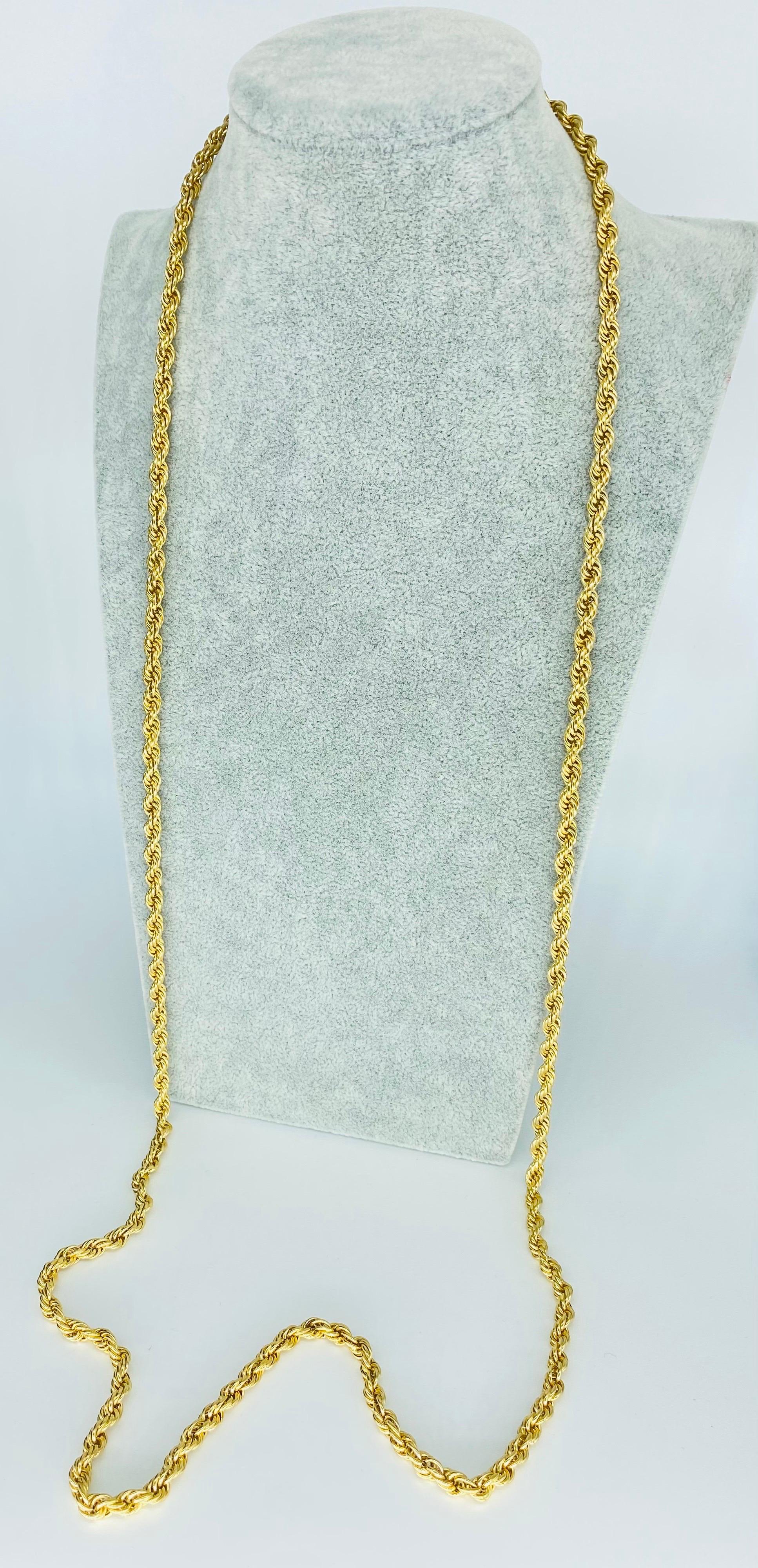 rope chain gold 18k