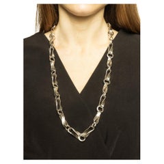 Vintage very thick & heavy Silver chain by Atelier Borgila Made Year 1988