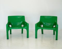 Vintage Vicario Lounge Chair by Vico Magistretti for Artemide. Pair available.