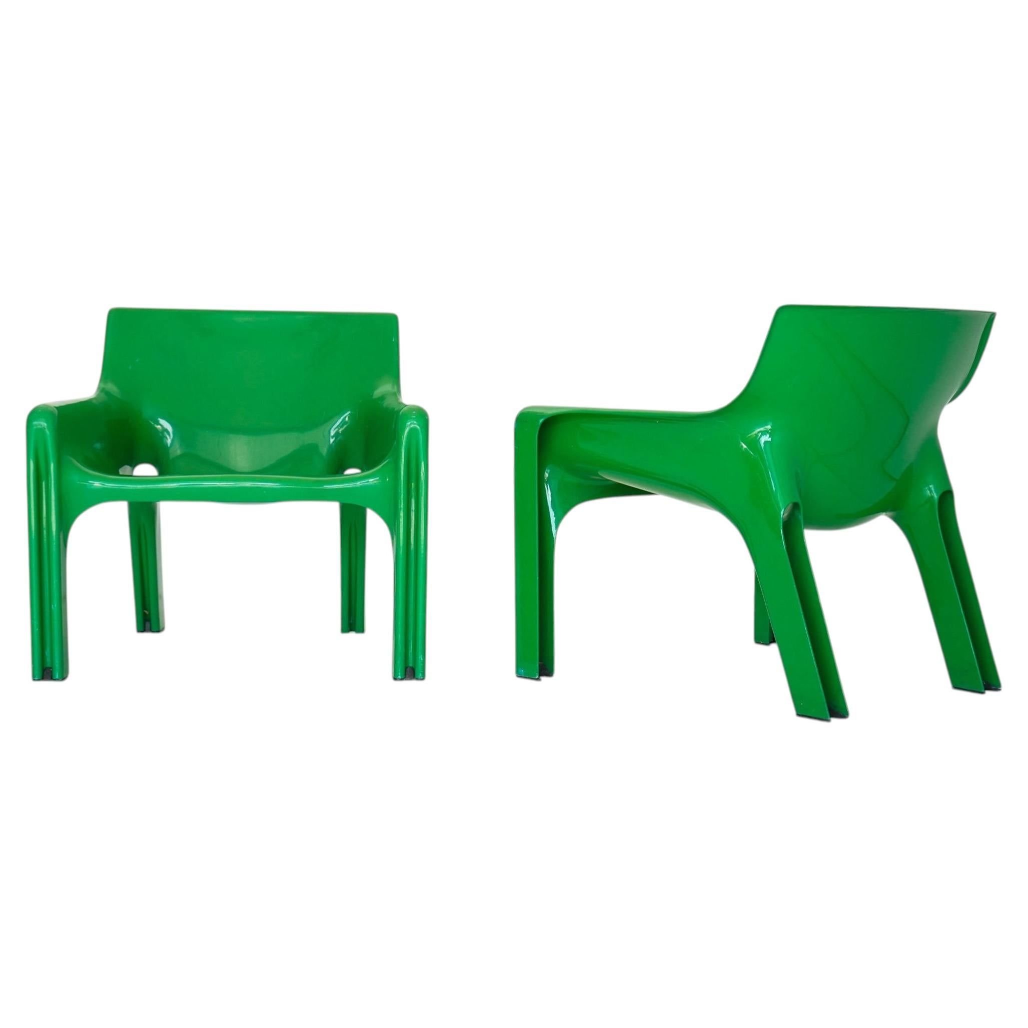 Vintage Vicario Lounge Chair by Vico Magistretti for Artemide. Pair available.