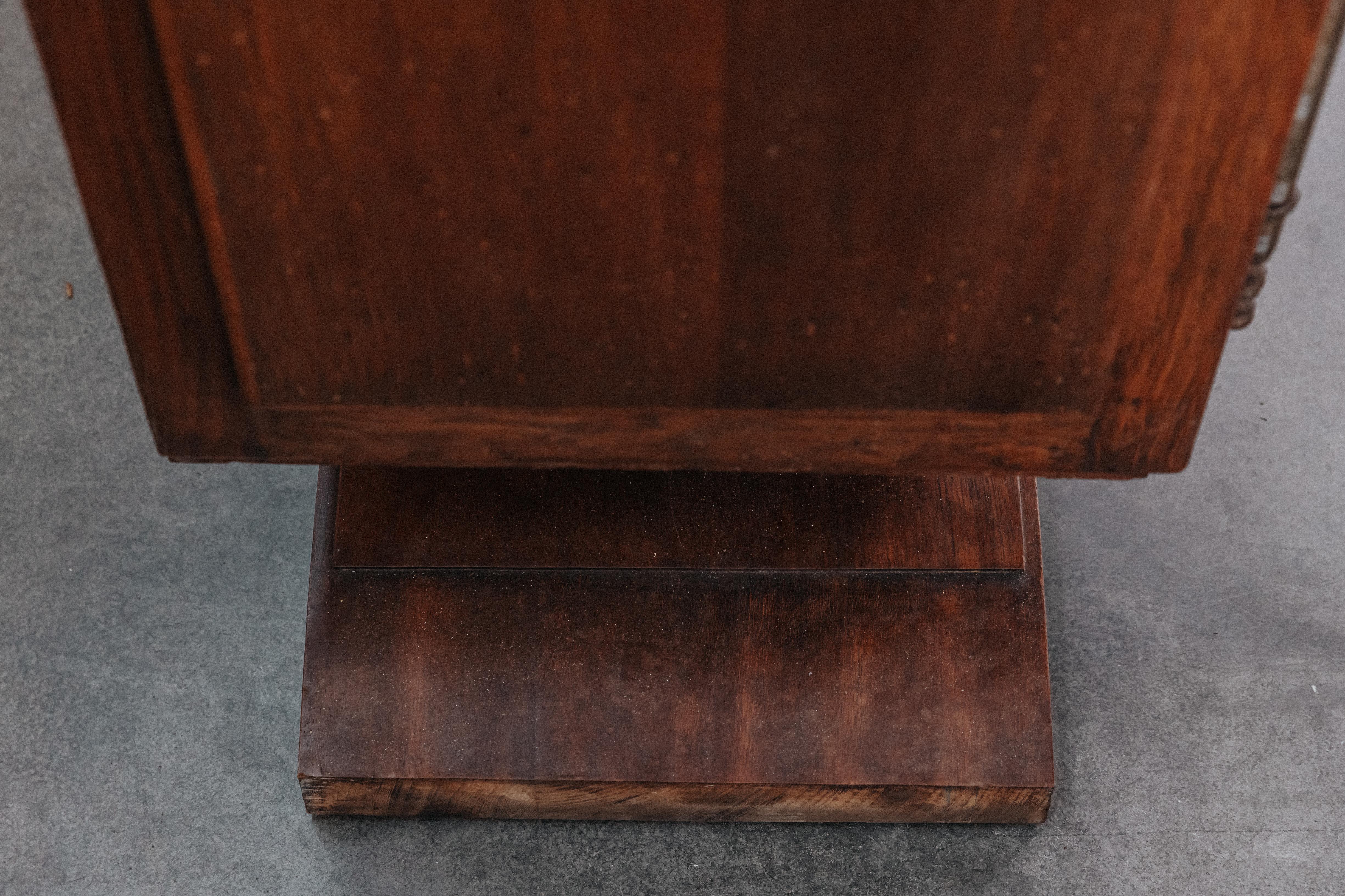 Oak Vintage Victor Courtray Sideboard From France, Circa 1940