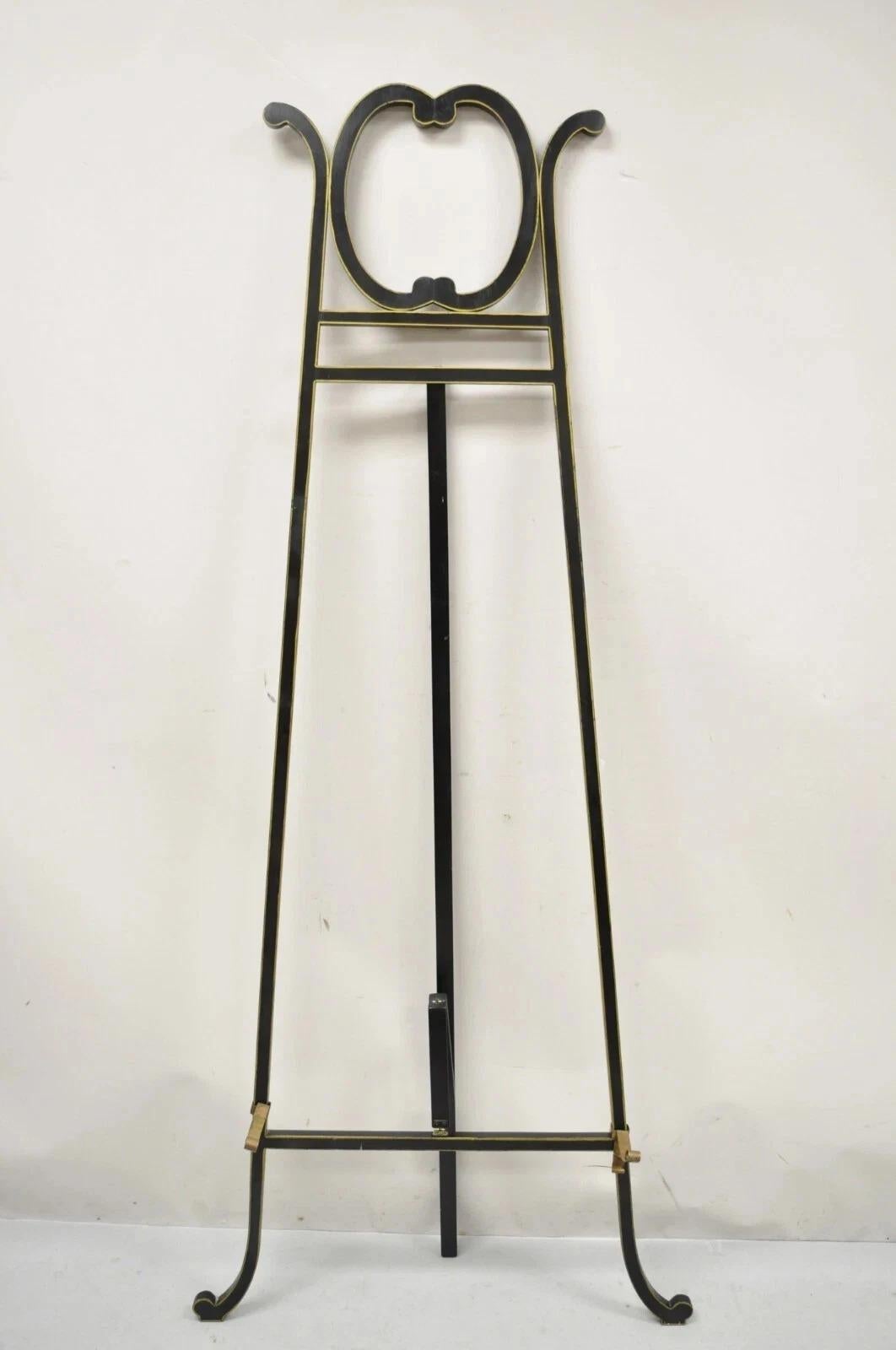 Caballete de pintura de estilo victoriano Aesthetic Movement negro ebonizado en venta 3