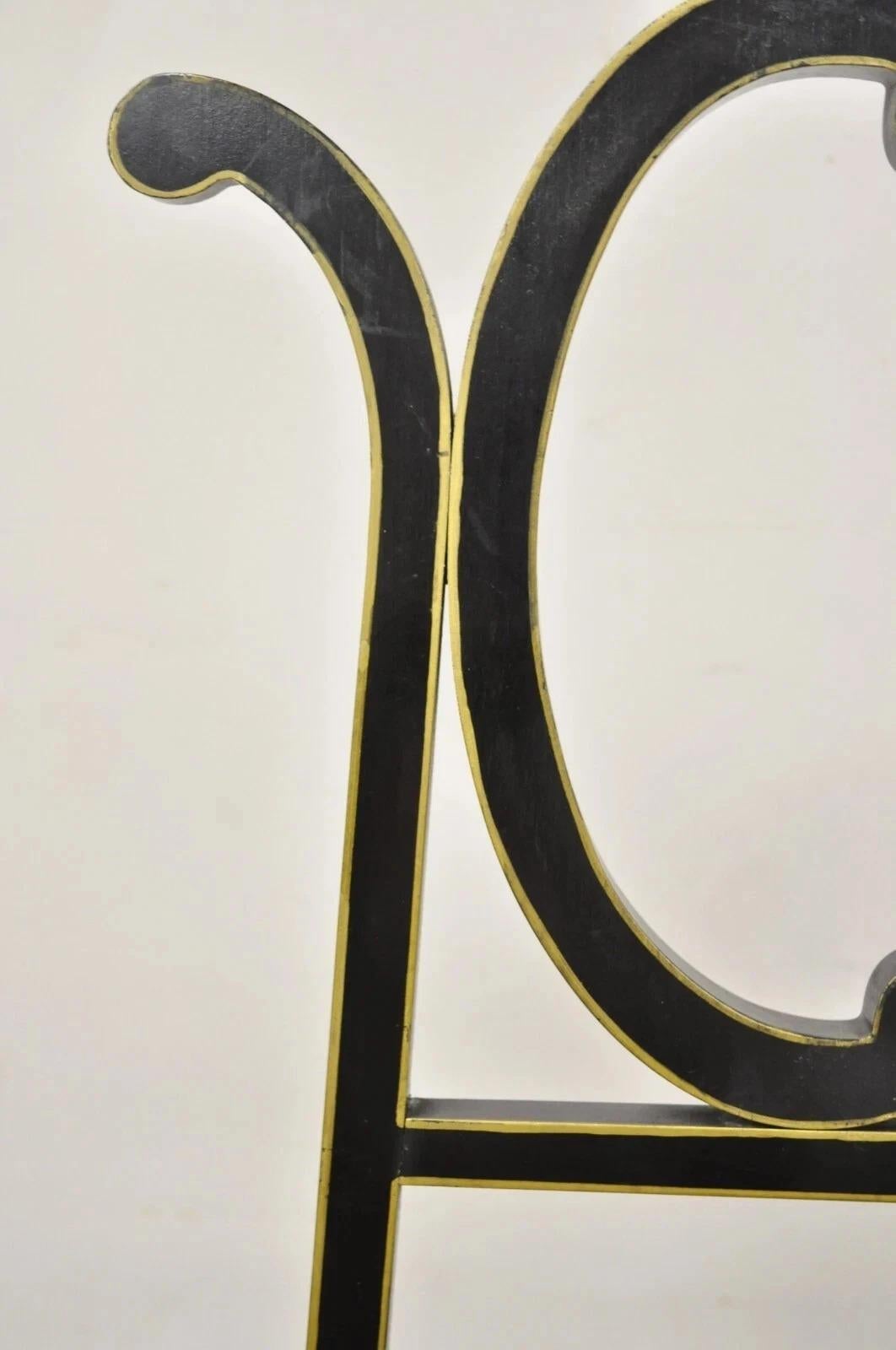 Caballete de pintura de estilo victoriano Aesthetic Movement negro ebonizado en venta 5