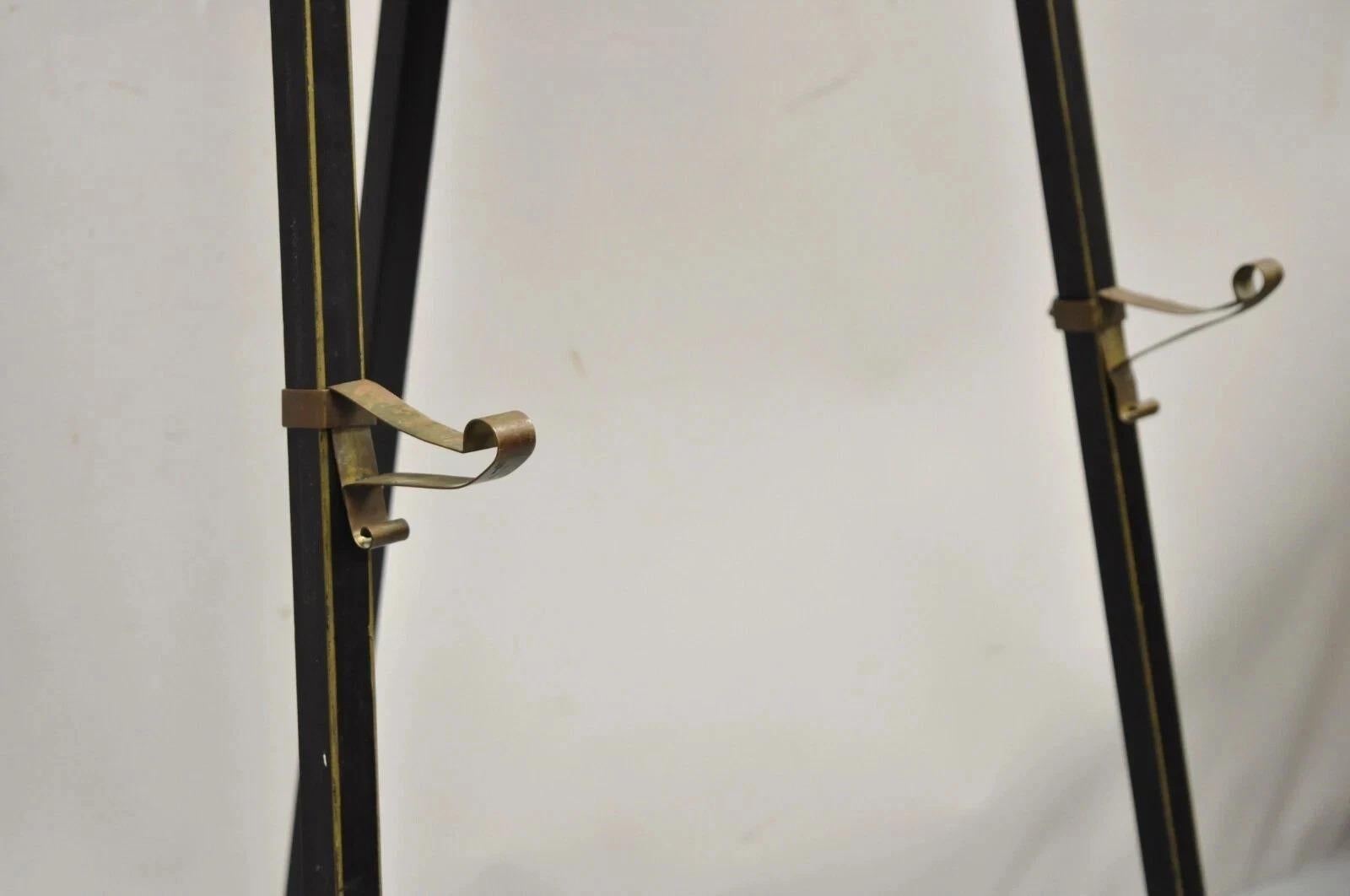 Caballete de pintura de estilo victoriano Aesthetic Movement negro ebonizado Madera en venta