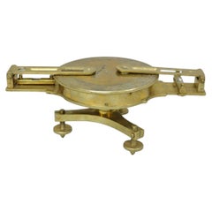 Vintage Victorian Ash & Son Makers Brass Maritime Ship Compass Birmingham Cover