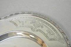 Vintage-Serviertablett „Harvest“ im viktorianischen Stil von Benedict Hammer Craft 302, versilbert