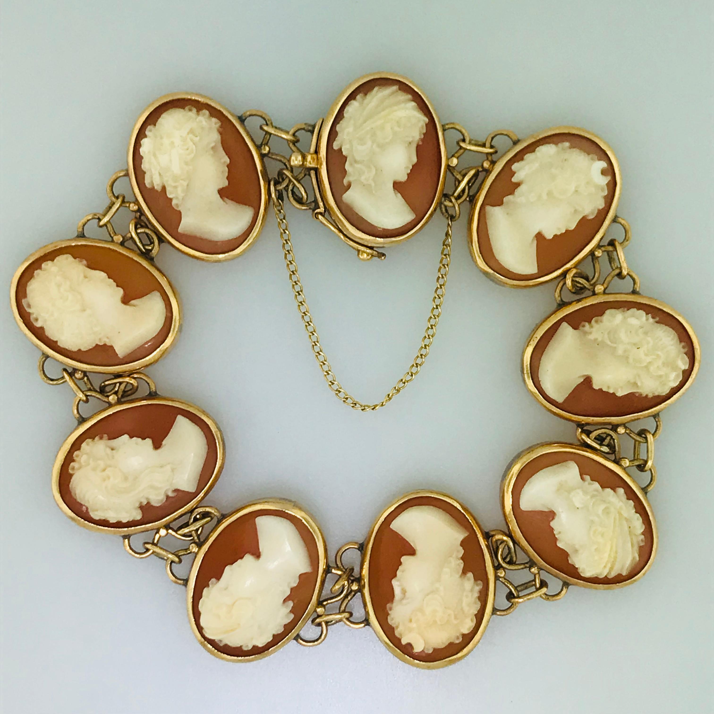 vintage cameo bracelet