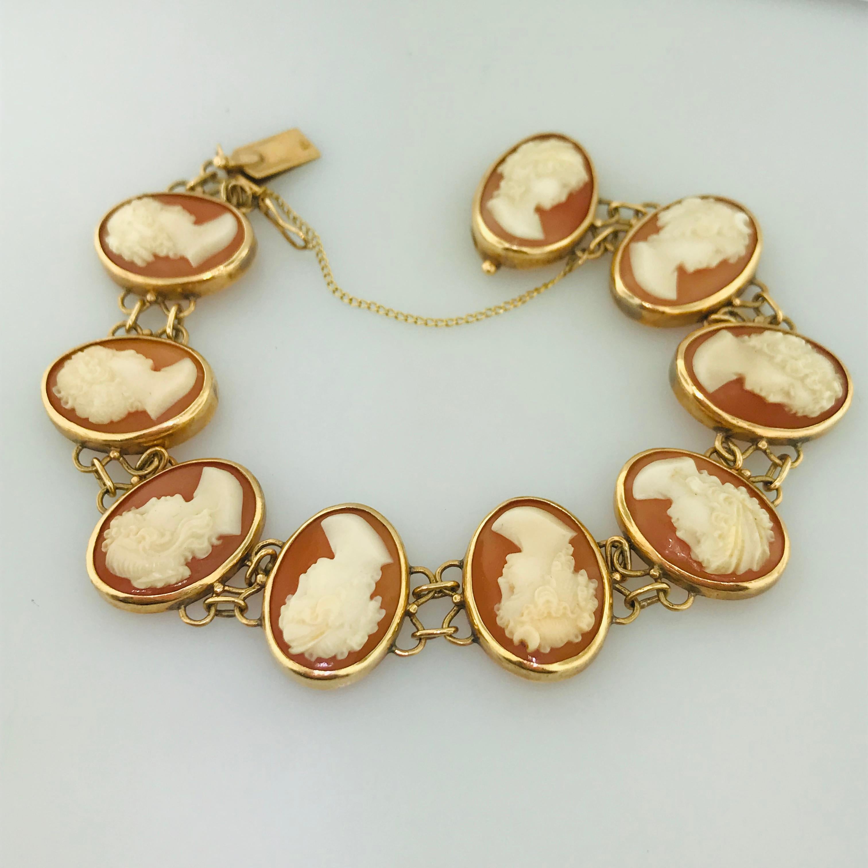 antique cameo bracelet
