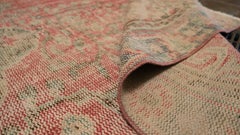 Vintage Victorian Distressed Wool Rug 5'x8'5''