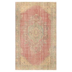 Antique Victorian Distressed Wool Rug 5'x8'5''