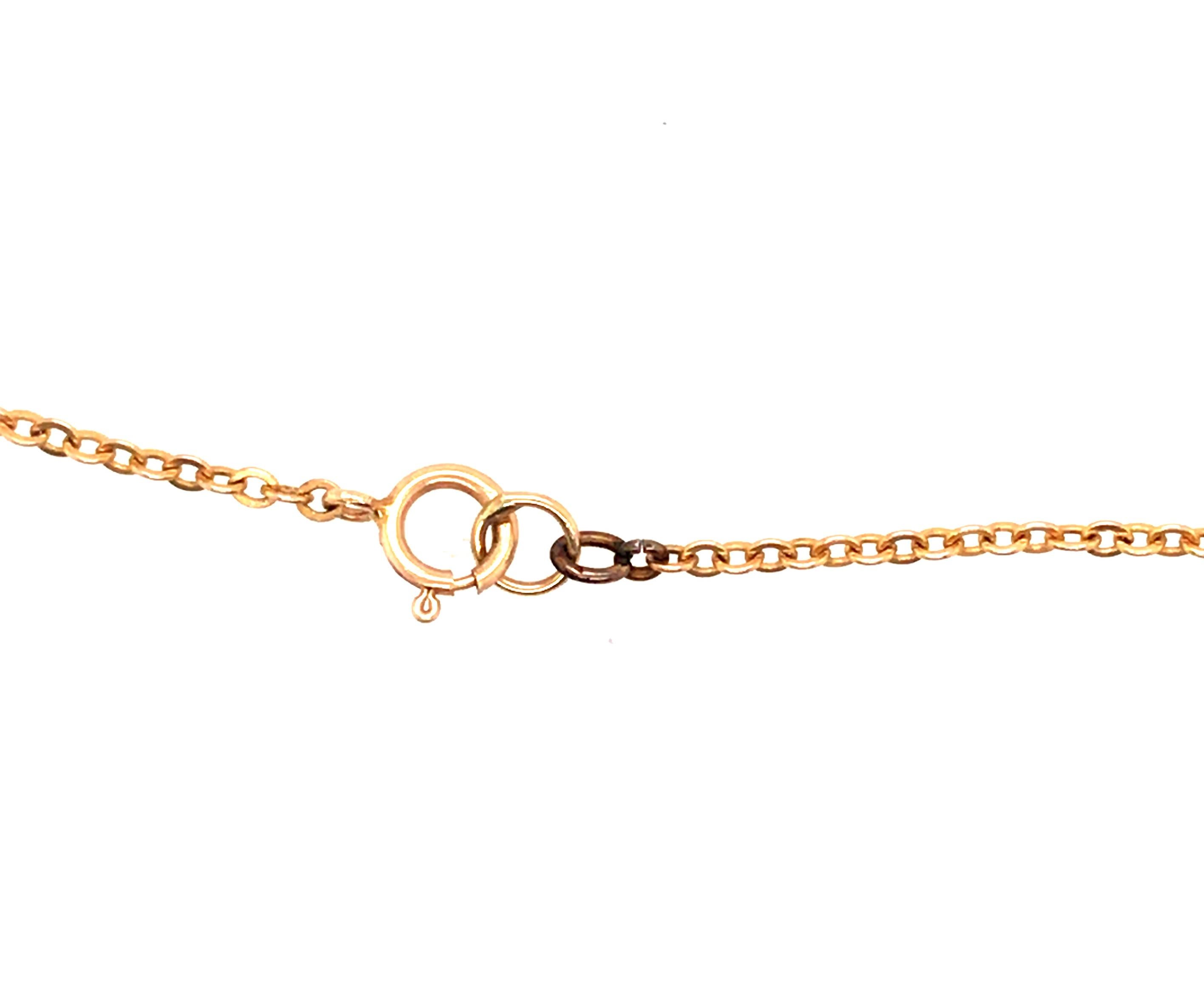 Victorian Onyx Pearl Necklace Double Pendant 14K Gold Antique Original 1890s For Sale 3