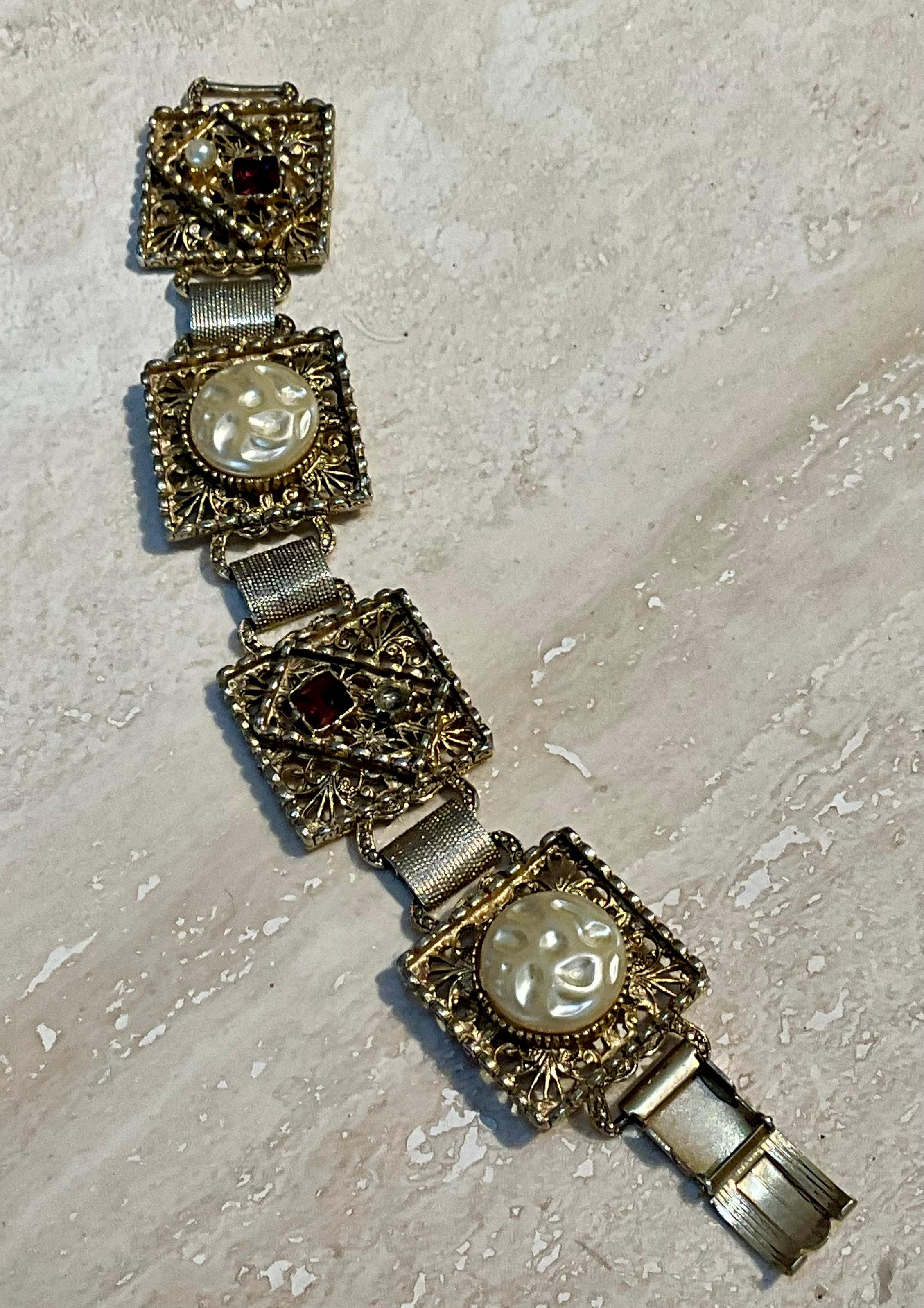 Vintage Victorian Ornate Bracelet For Sale 1