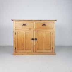 Vintage Victorian Pine Cupboard