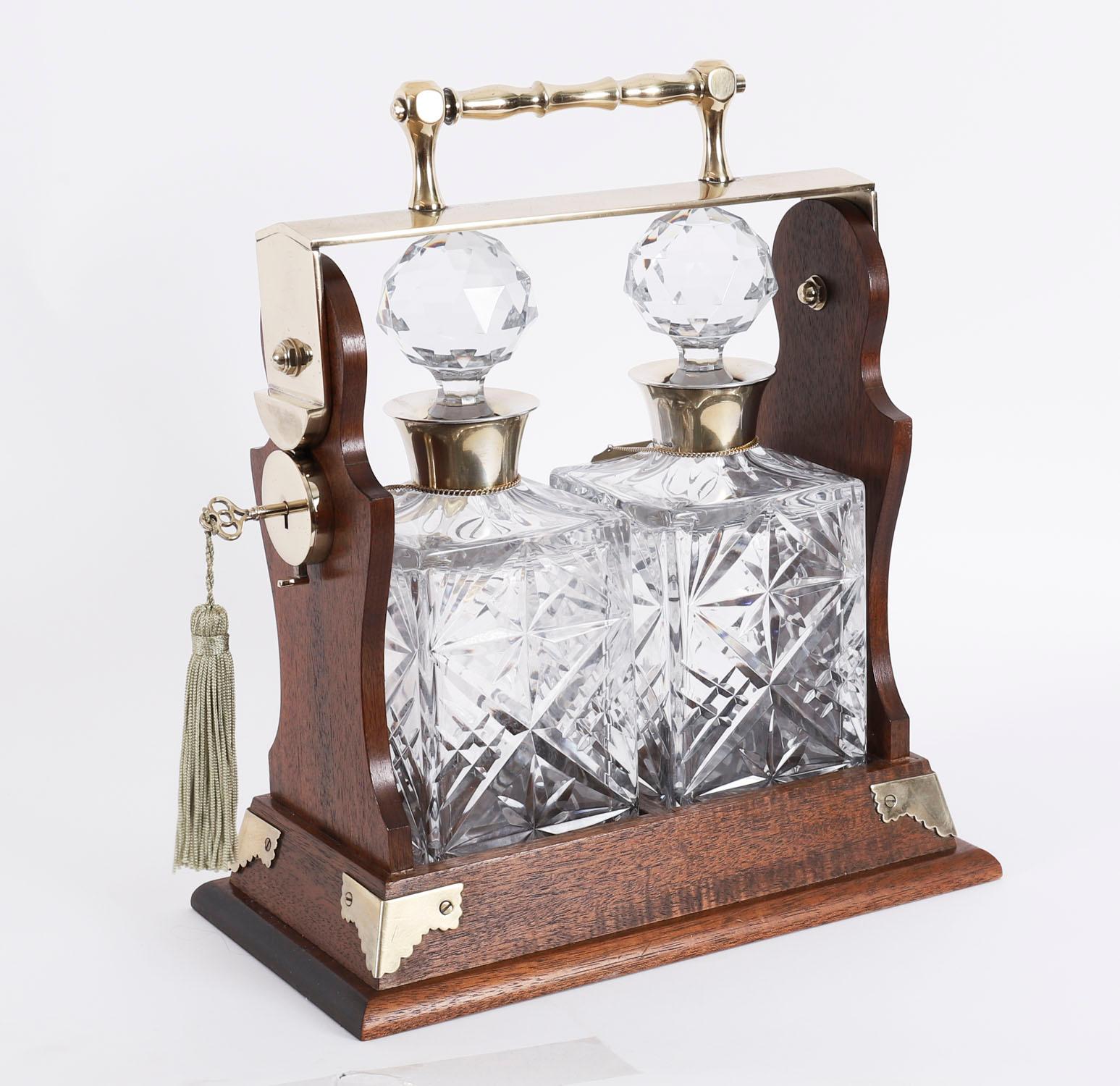 English Vintage Victorian Silver Plated Tantalus SJ Rose & Son 20th Century For Sale