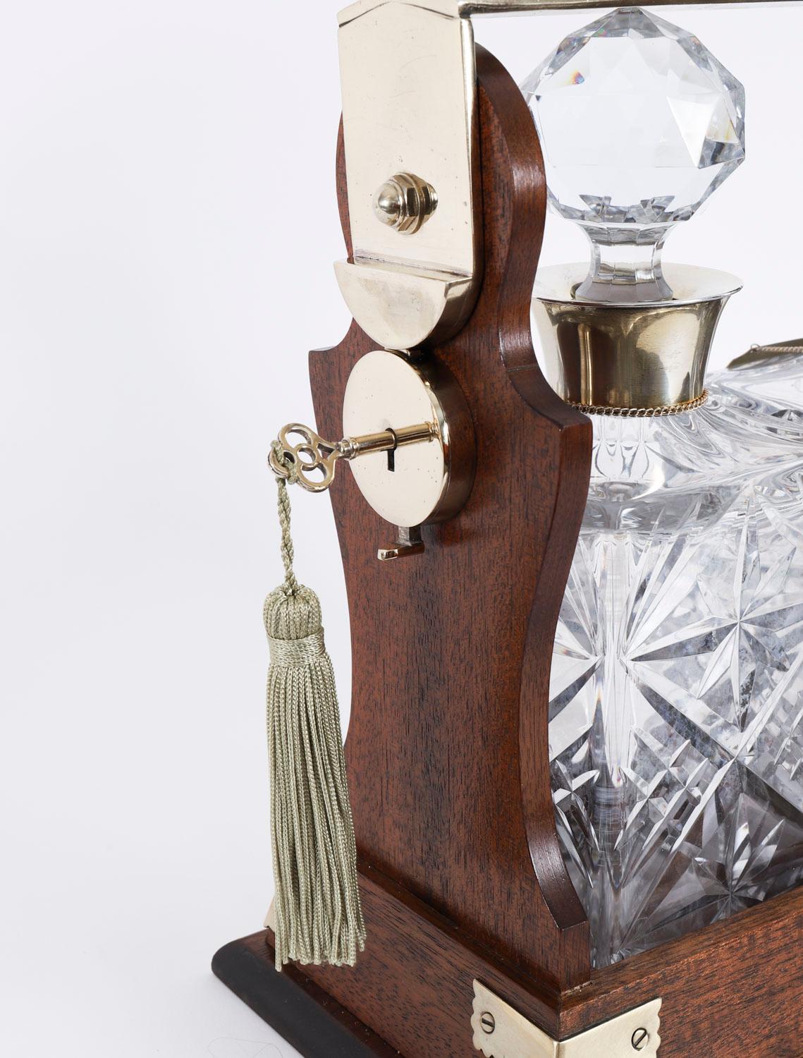 Vintage Victorian Silver Plated Tantalus SJ Rose & Son 20th Century In Good Condition For Sale In London, GB