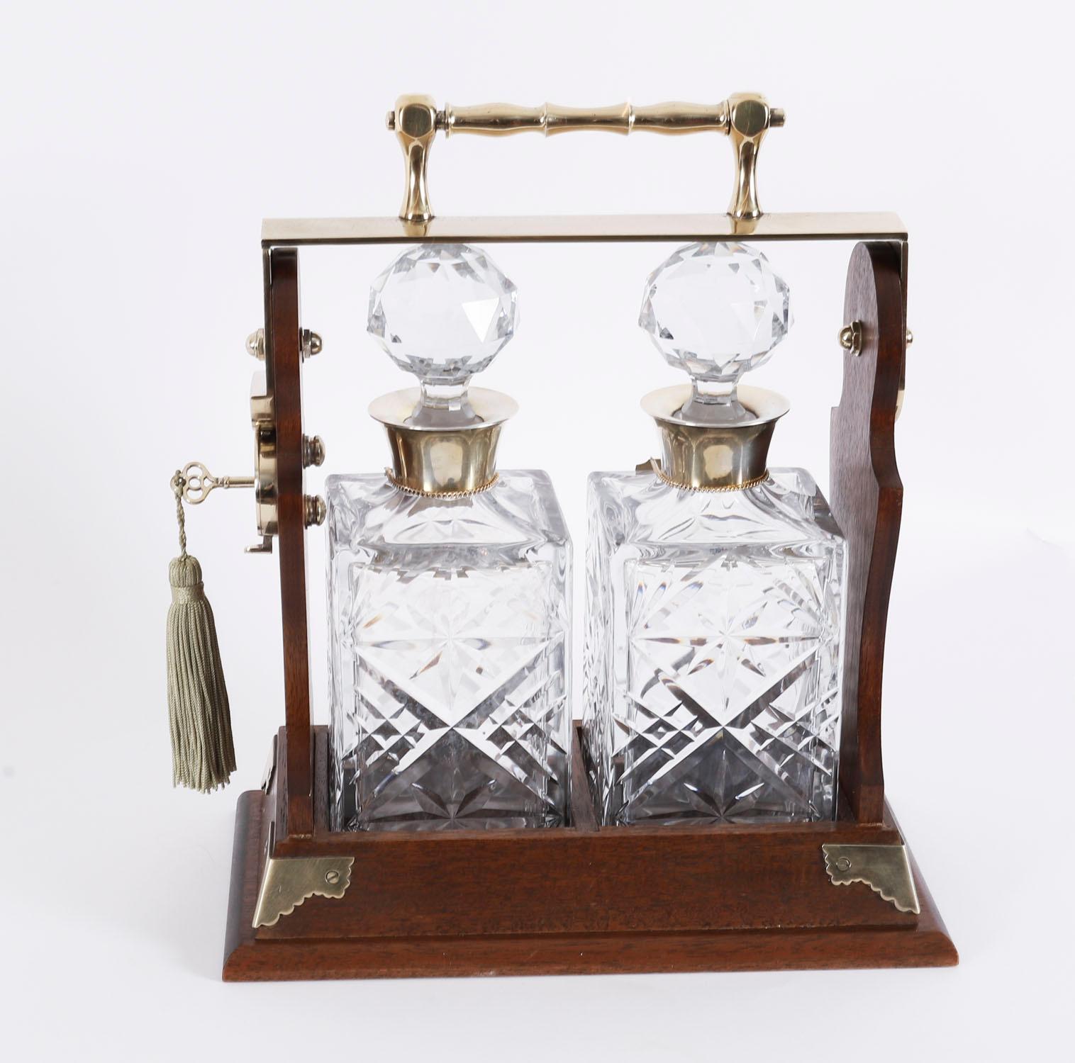 Vintage Victorian Silver Plated Tantalus SJ Rose & Son 20th Century For Sale 2