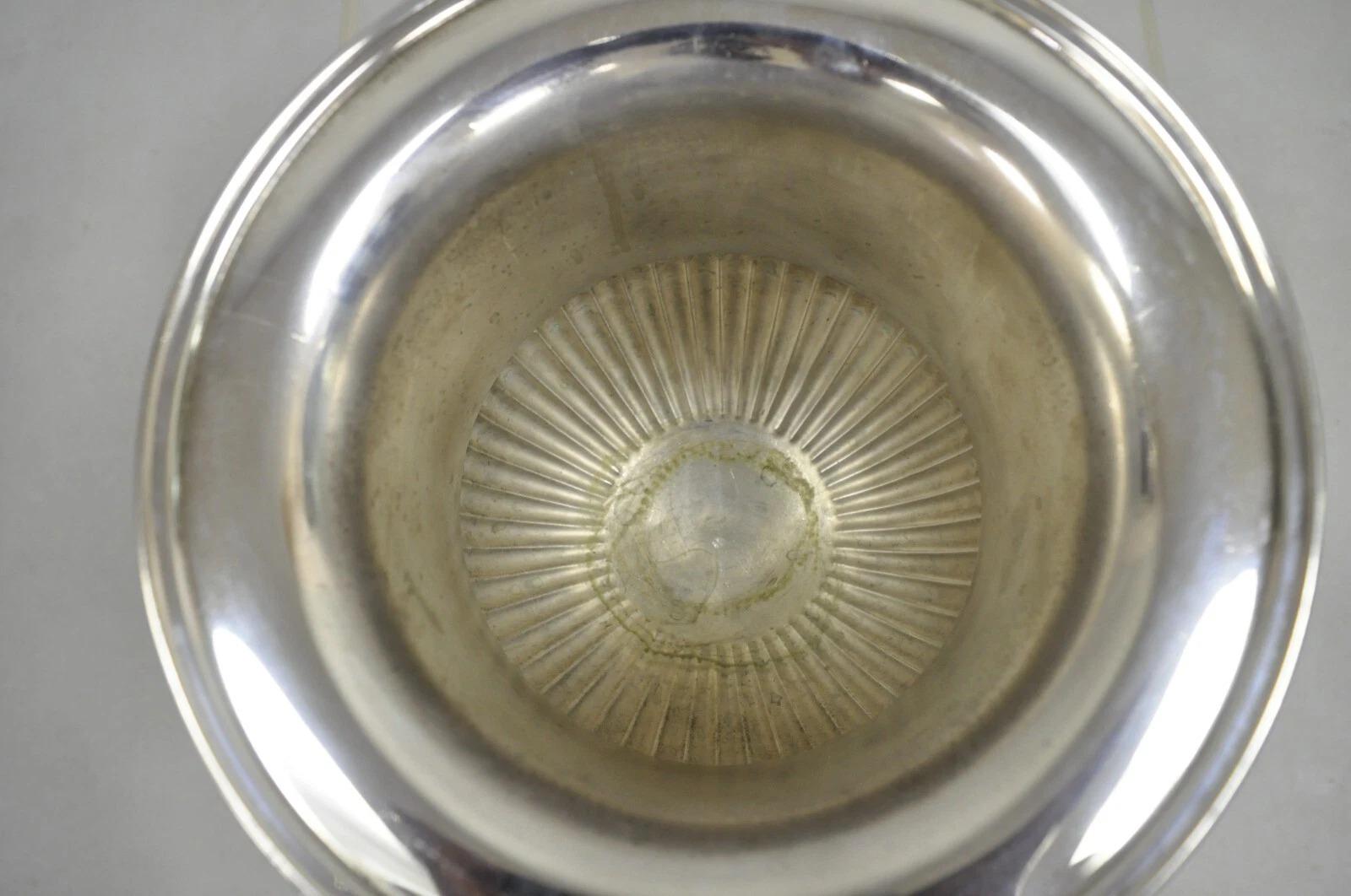 Vintage Victorian Silver Plated Trophy Cup Champagne Wine Chiller Ice Bucket For Sale 3