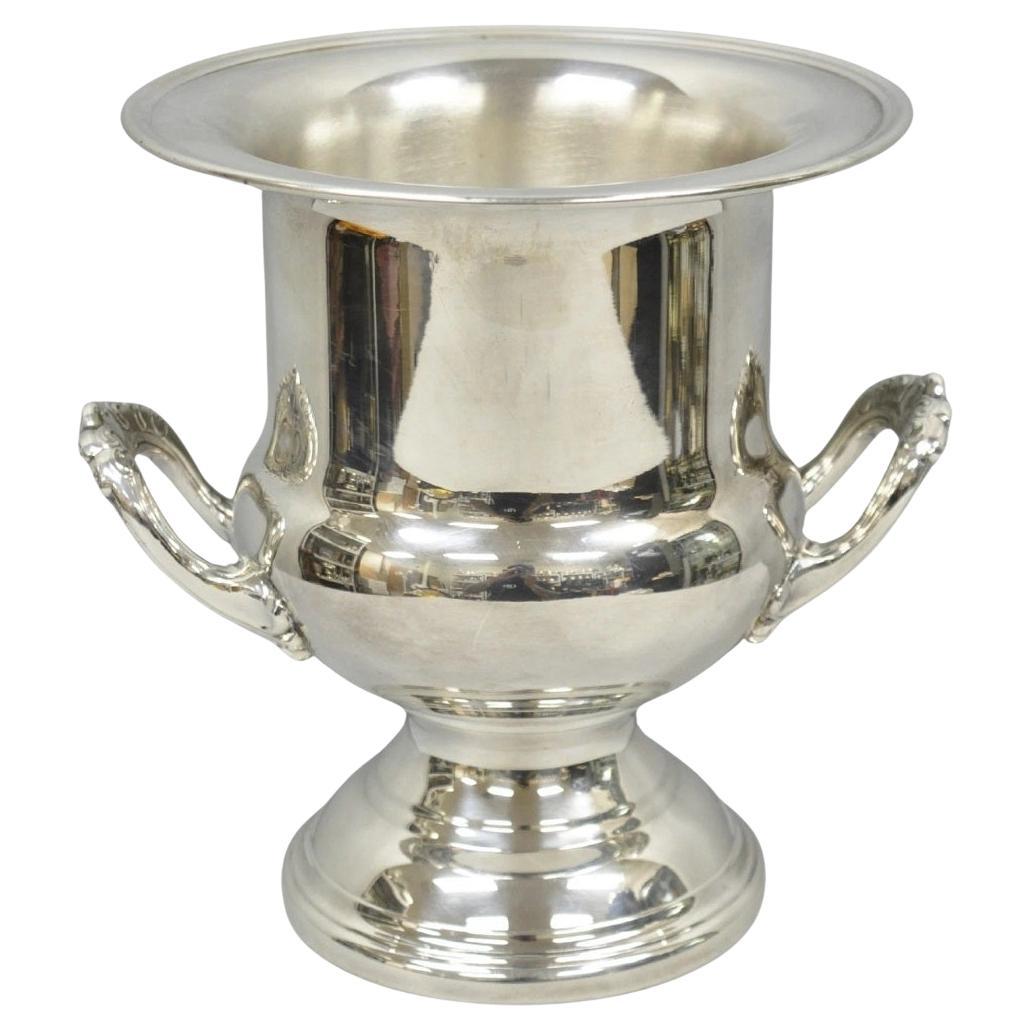 Vintage Victorian Silver Plated Trophy Cup Urn Bar Champagne Chiller Ice Bucket