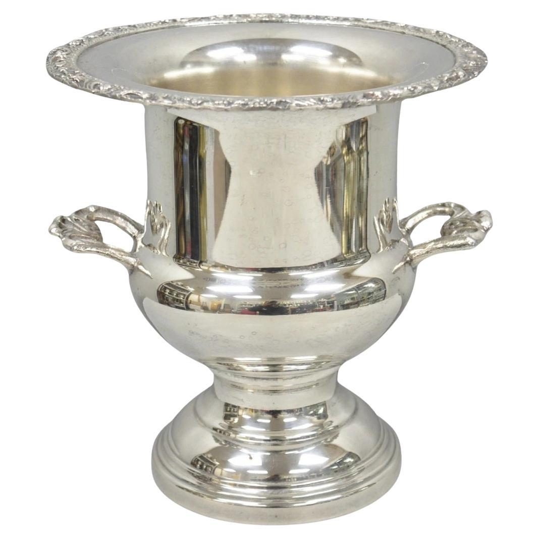 Vintage Victorian Silver Plated Trophy Cup Urn Bar Champagne Chiller Ice Bucket