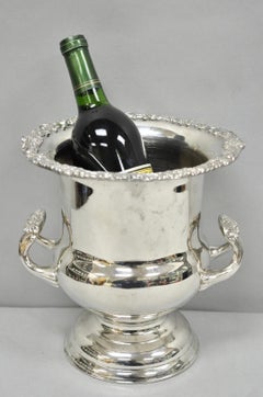 Vintage Victorian Silver Plated Trophy Cup Urn Champagne Chiller Bar Ice Bucket