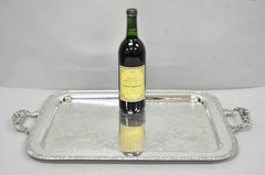 Vintage Victorian Silver Plated Twin Handle Platter Bar Tray by Henley Community
