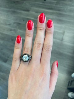 Vintage Victorian Style Apx 3.25 Carat Rose Cut Diamond Ring