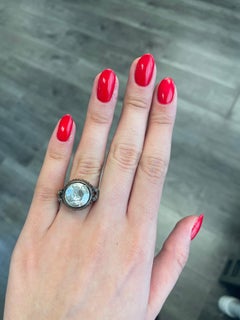 Vintage Victorian Style Apx 4.50 Carat Rose Cut Diamond Ring