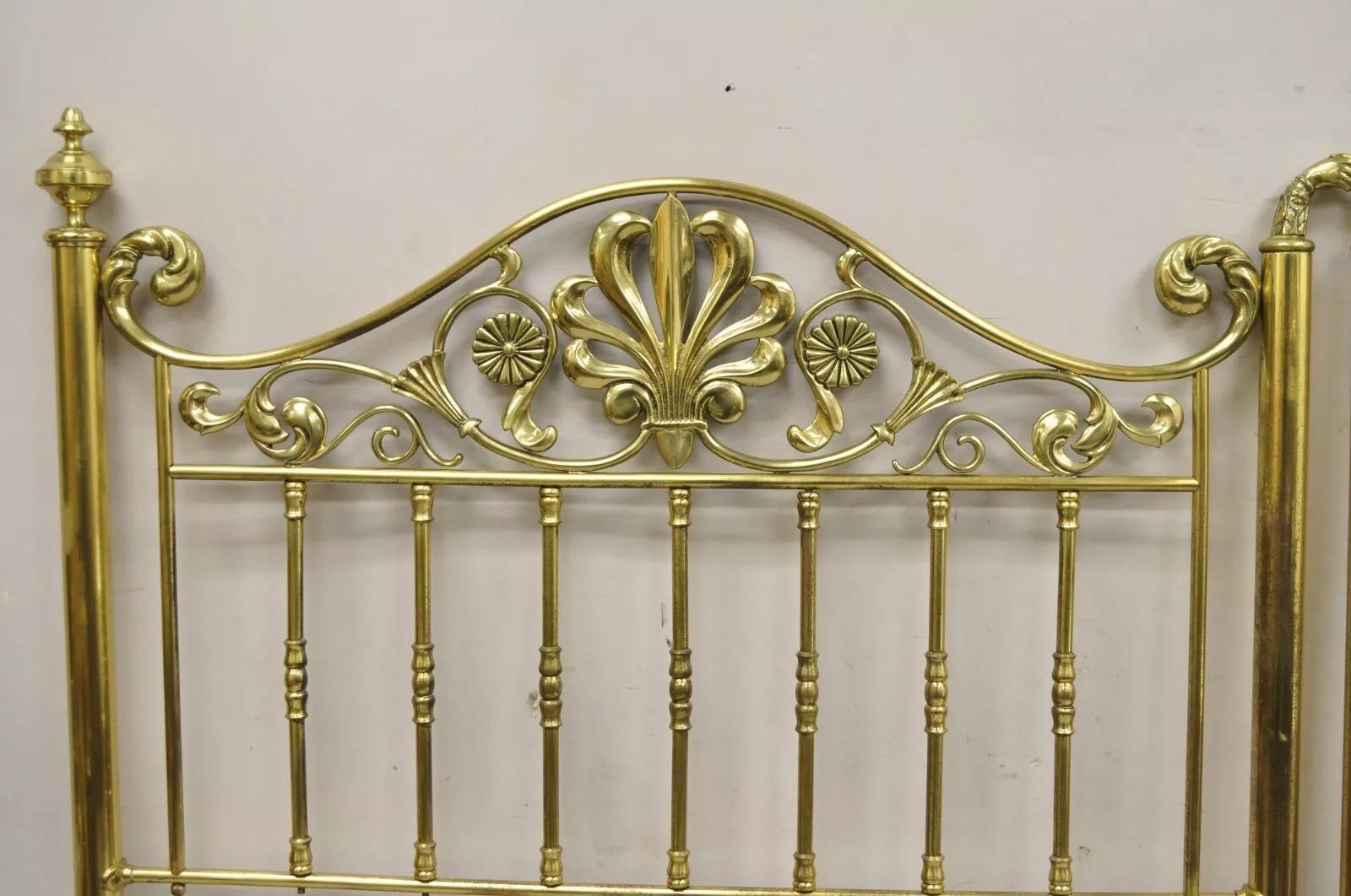 Unknown Vintage Victorian Style Brass Scrolling 