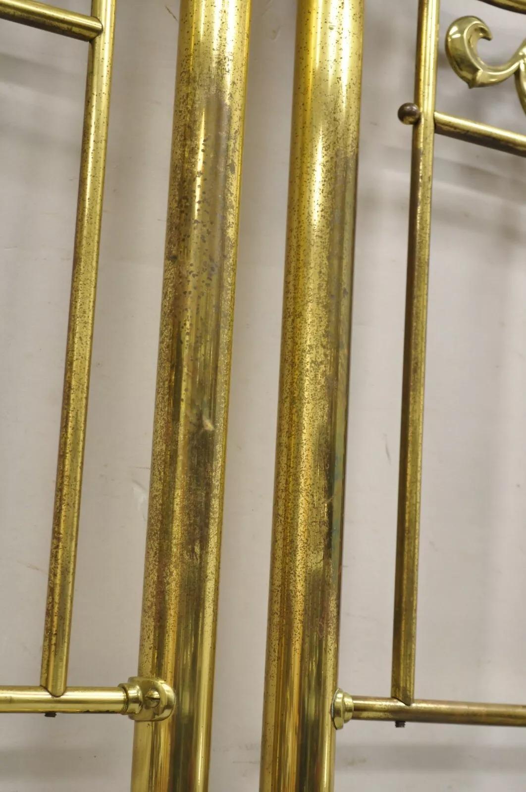 Vintage Victorian Style Brass Scrolling 