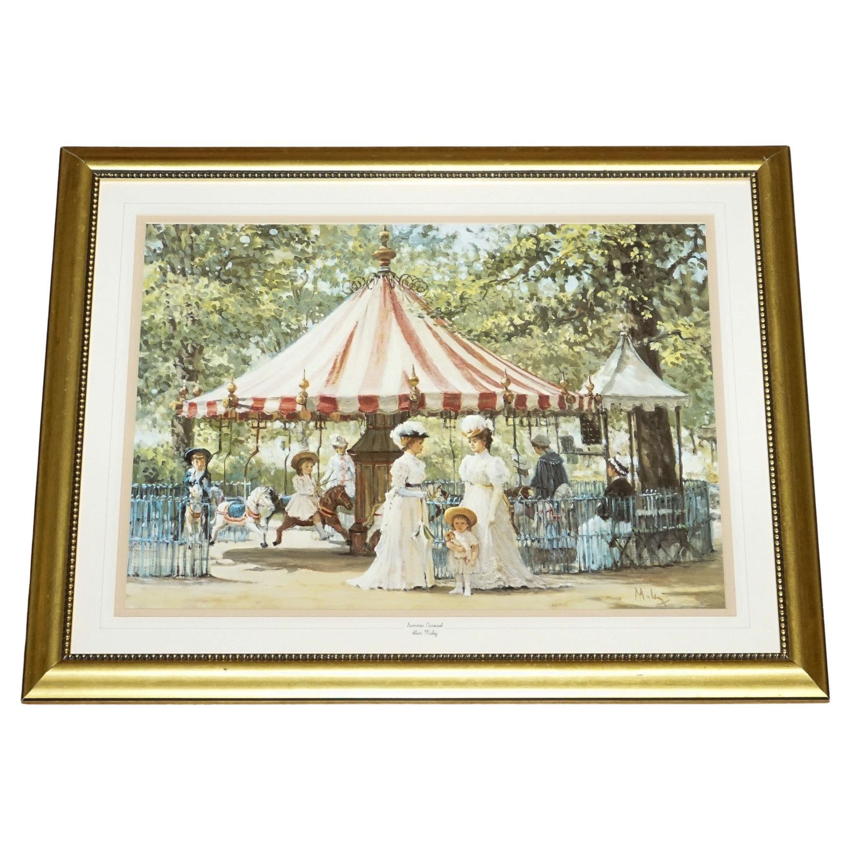 STAMPA D
EPOCA IN STILE VITTORIANO
SUMMER CAROUSEL
DI ALAN MALEY 64 x 79 CM