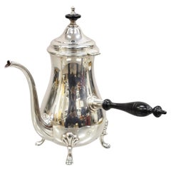 Vintage Victorian Style Silver Plated Coffee Pot Spout w/ Handle By Crescent