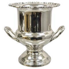 Retro Victorian Style Silver Plated Trophy Cup Champagne Chiller Ice Bucket