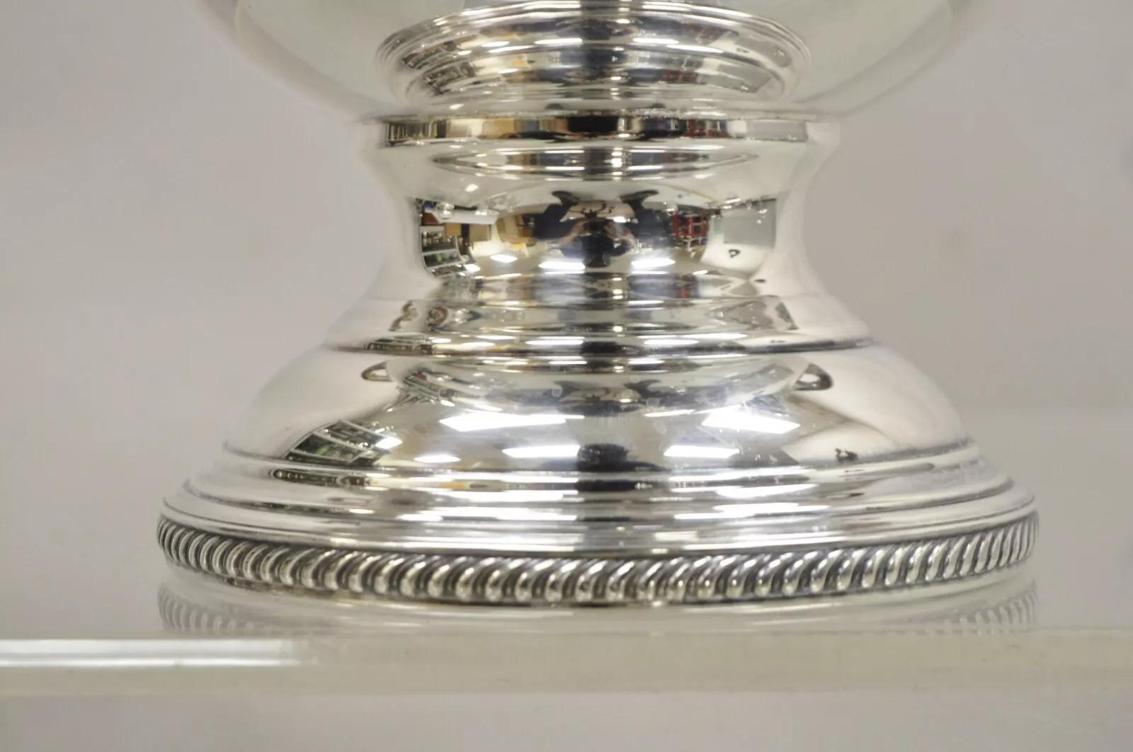 Vintage Victorian Style Trophy Cup Silver Plated Champagne Chiller Ice Bucket 3