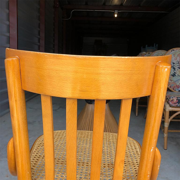 bentwood cane chair