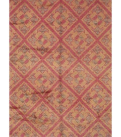 Vintage Viennese Savonnerie Style Rug