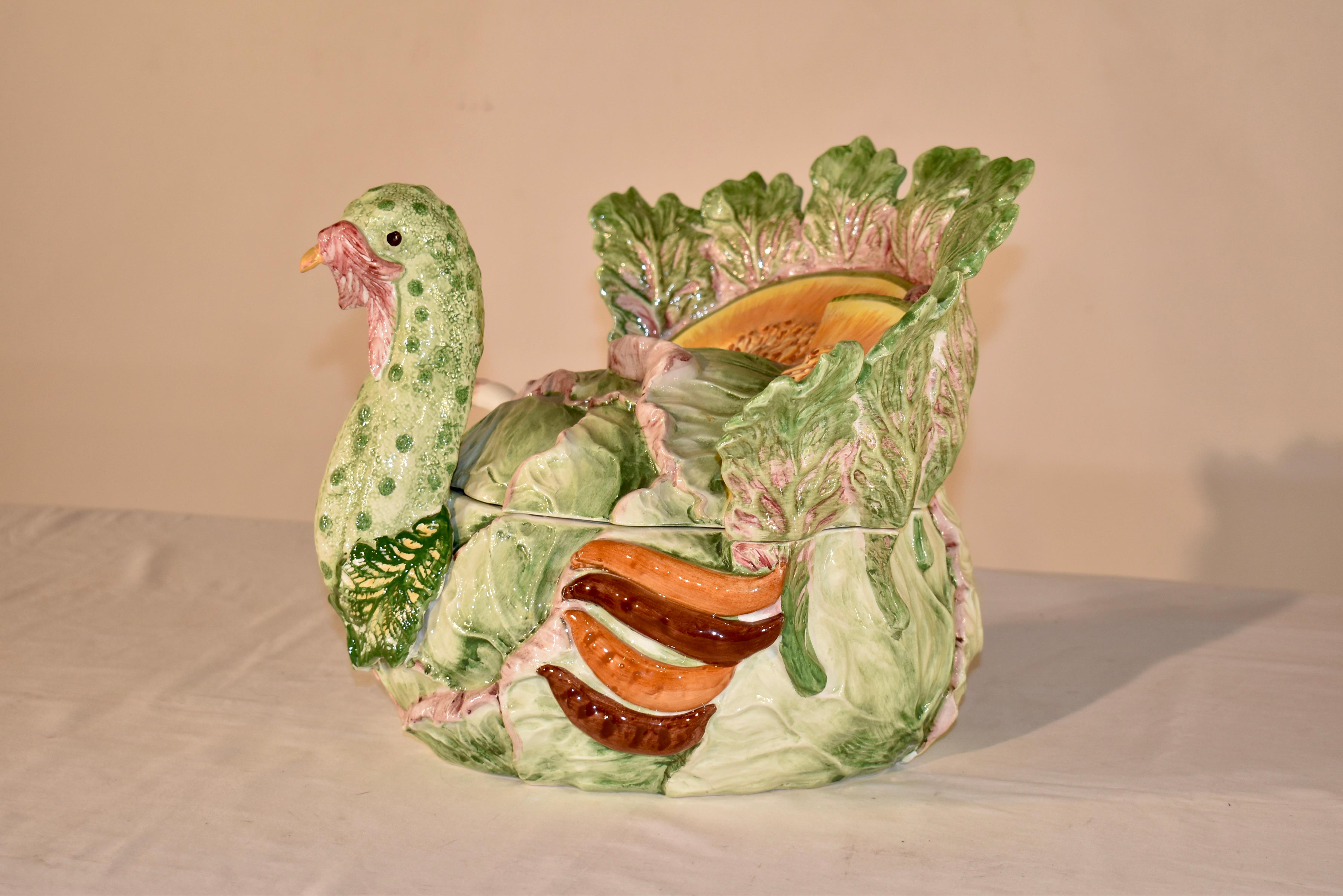 fitz and floyd turkey soup tureen