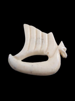 Vintage Viking Ship Brooch - Unsigned - Canada - Late 20th Century