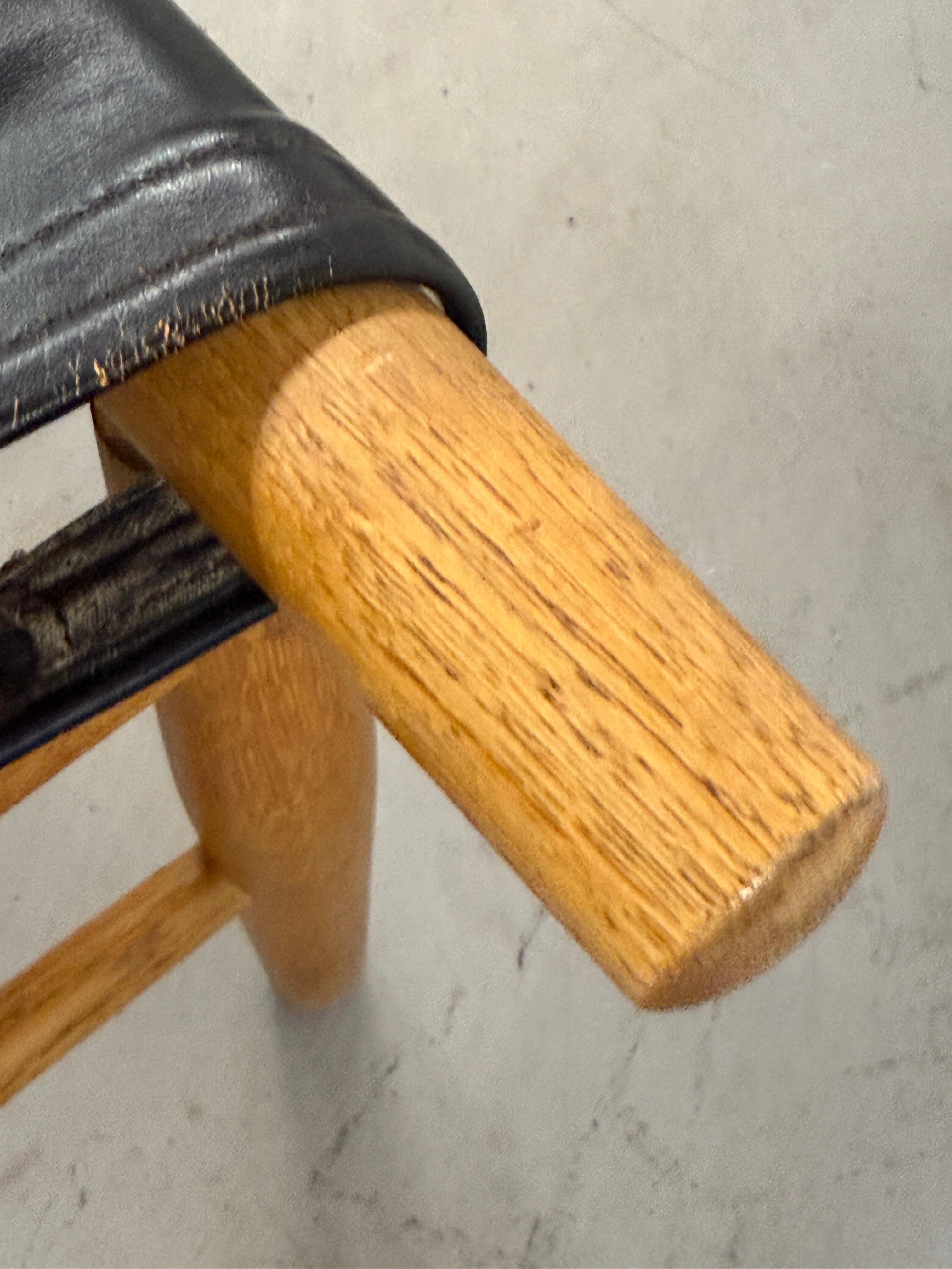 Vintage Vilhelm Wohlert  para Silla Triangle Sling de Stellar Works Cuero en venta