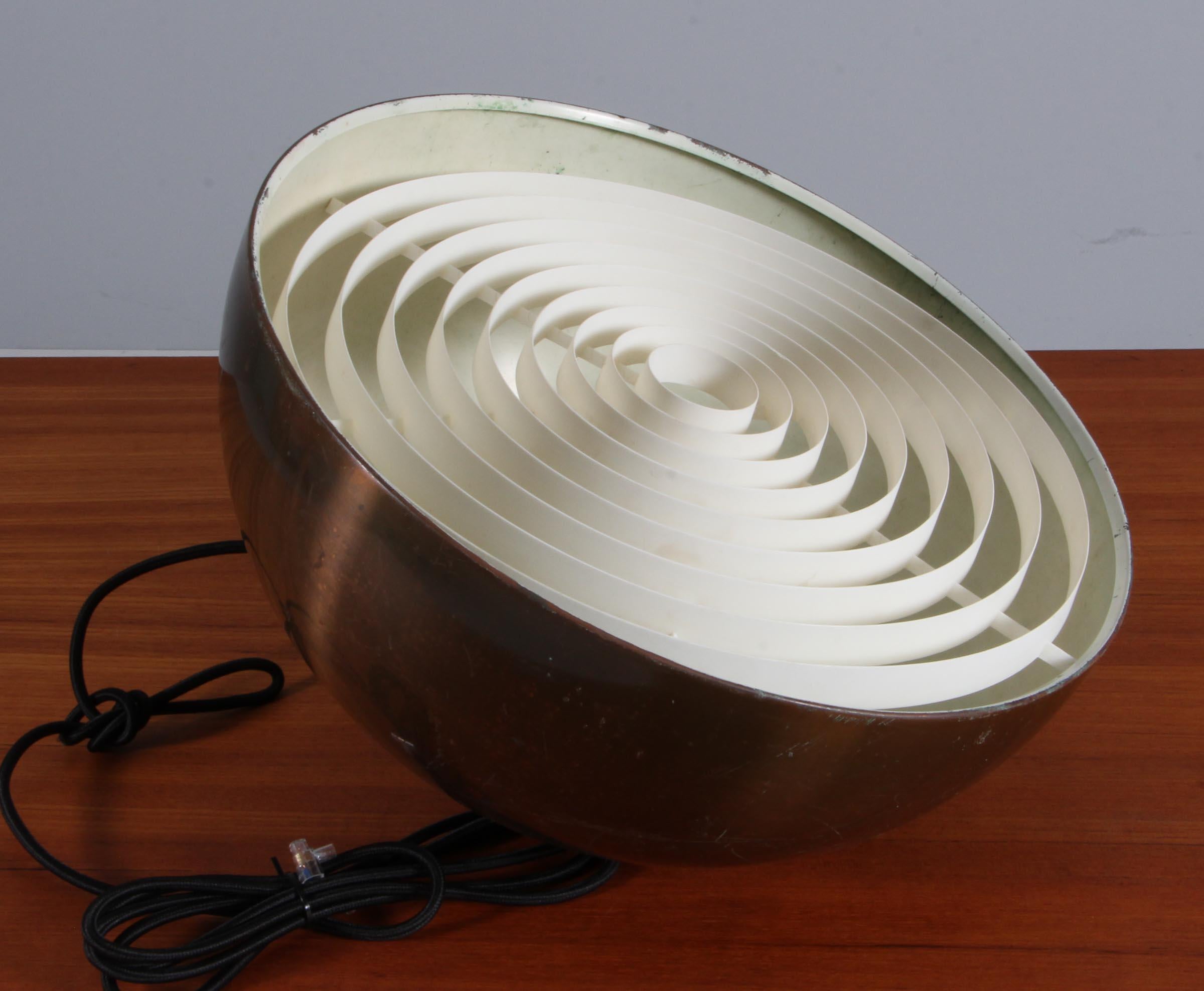 Mid-20th Century Vintage Vilhelm Wohlert Louisiana Copper Pendant Lamp by Louis Poulsen