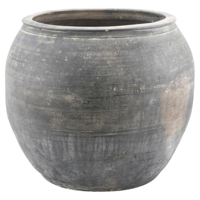Vintage Village Pottery Water Jar, Large
