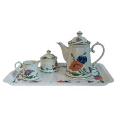 Vintage Villeroy und boch partial, Teeservice, Amapola-Muster, Amapola