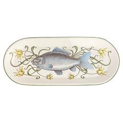 Vintage Villeroy & Boch Atlantic Fish Platter Made In Luxembourg