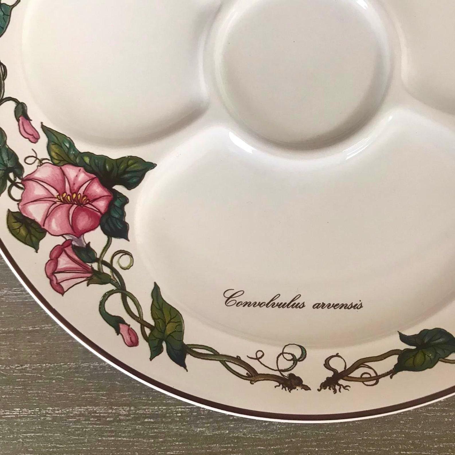 Villeroy & Boch Botanica-Teller, Luxemburg, Vintage im Zustand „Hervorragend“ im Angebot in Bastogne, BE