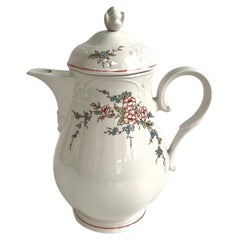Retro Villeroy & Boch Rosette Teapot  Porcelain Teapot with Flowers