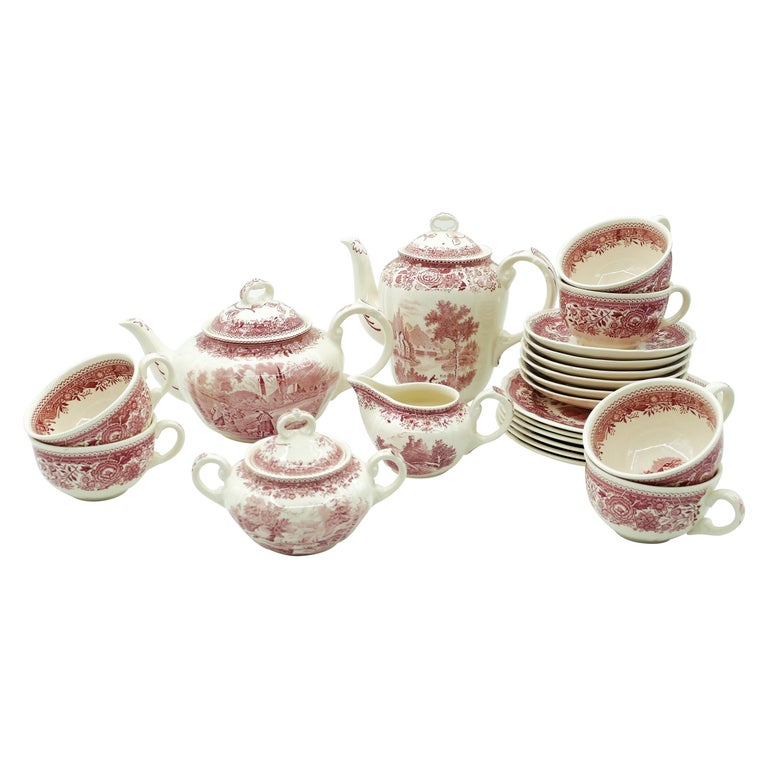 Vintage Villeroy and Boch Tea Set, 1950s at 1stDibs