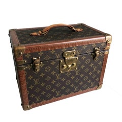 Louis Vuitton Boite Pharmacie Monogram Train Case Vanity Travel Bag Vintage 80s