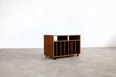 vintage vinyl cabinet  audio furniture  1960s  Sweden